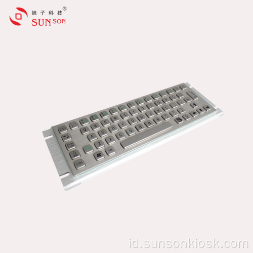 Keyboard Logam Bertulang untuk Kios Informasi